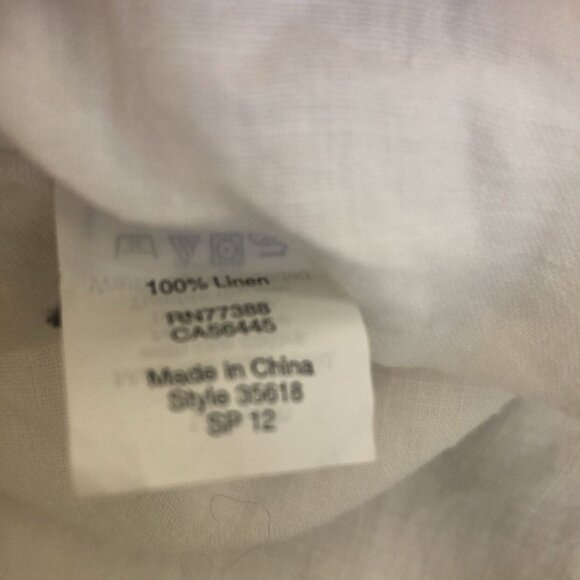 Crewcuts Size 6/7 Irish Linen Button Up Shirt - Picture 5 of 6